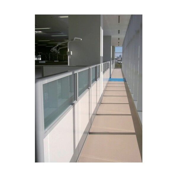 上面ガラス・下面パネル布張り 800×50×1500 BGC-1508 1点