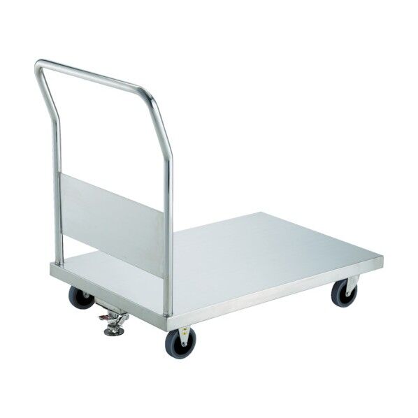 ステンレス台車 オールステン台車 900X600 Φ100帯電防止U車輪 ストッパー付 AS-2-100TBU-S 1点
