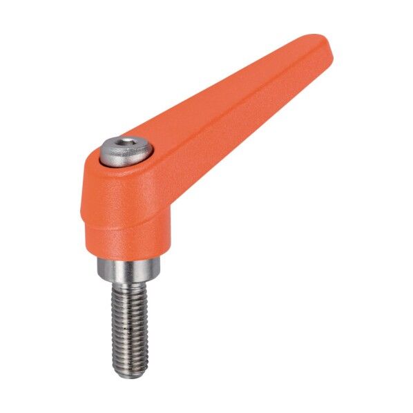 位置調整付クランピングレバー オネジ付