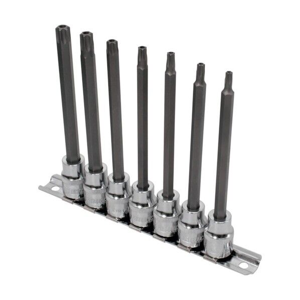 AP 3/8DR ビットソケット いじり止めロングヘックスローブ セット 7点 2002000030597 1点