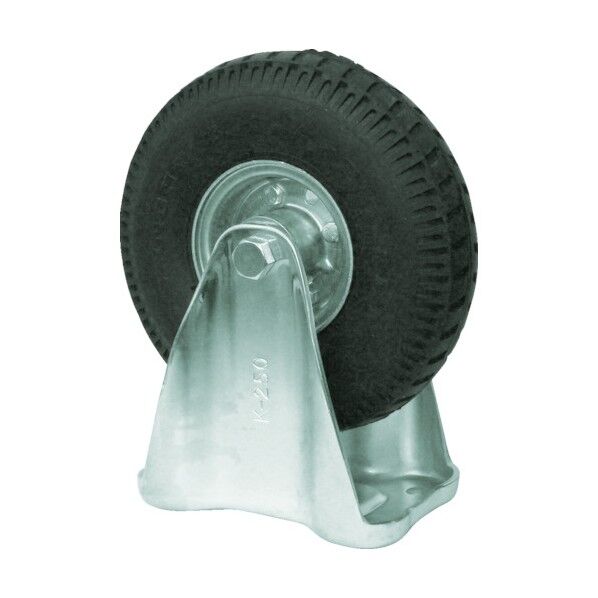 ノーパンク発泡ゴムタイヤ 固定