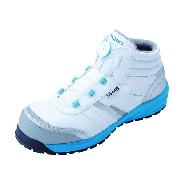 ダイヤル式セーフティシューズ A種 耐滑ミッドカットホワイト26.5 IGS1057TGF-WH26.5 1点