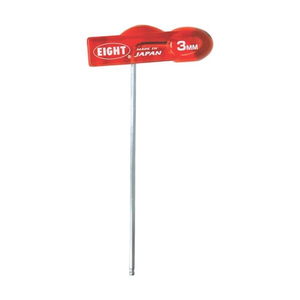 T型六角棒スパナテーパーヘッド分離可能樹脂ハンドル WHH-3TL 1点