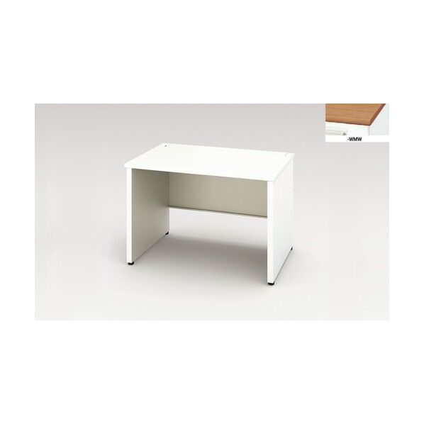 平デスク (パネル脚タイプ・引出し無し) XEHH117FDNP-WMW 1点