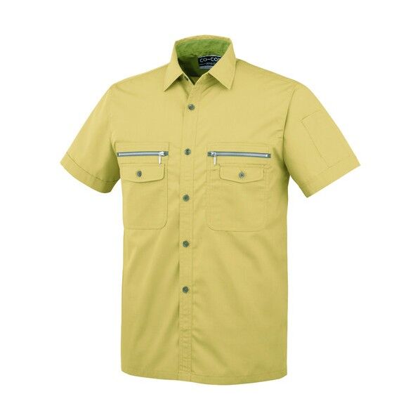 半袖シャツP-8897 4マスタード EL