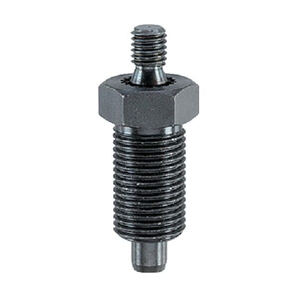 HALDER インデックスボルト 六角カラー付 ノブなし 快削鋼 22120.0025 1