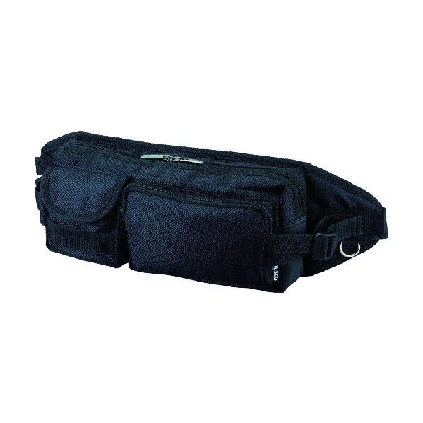 ウエストポーチワイドブラック