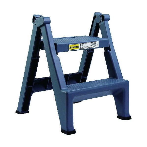 折リタタミステップツール 2段 6932 グレー グレー 2段 KTLI301 1個