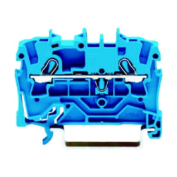 スプリング式中継端子台2002シリーズ2線式用青色 2002-1204-PK 1