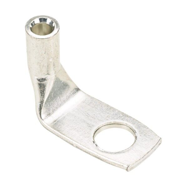 銅製圧縮端子 標準バレル 1つ穴 90℃アングル