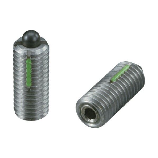 スプリングプランジャー(ロングロック付き) 中荷重用 SUSピン