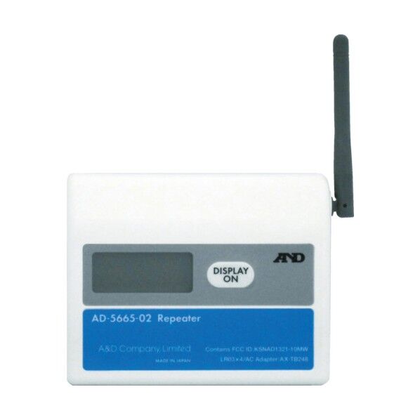 ワイヤレス温湿度計(中継機)AD5665-02 AD566502 1点