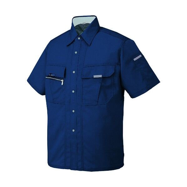 半袖シャツ(男女兼用)AZ9037-008ネイビー6L 008ネイビー 6L 9037 1