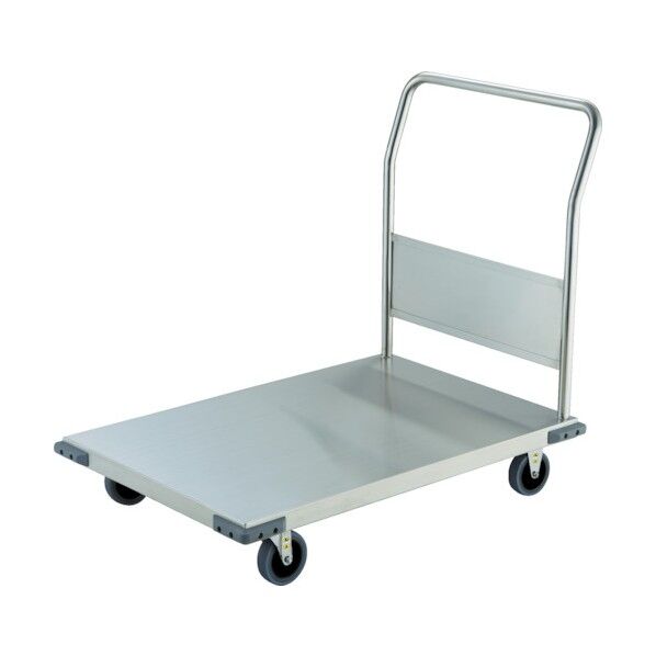 ステンレス台車 オールステン台車 コーナーC付 1200X750 Φ100帯電防止U AS-1B-100TBU 1点