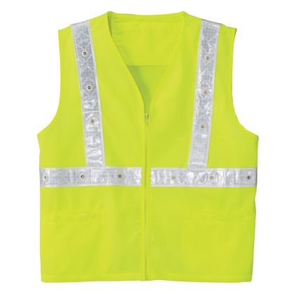 高視認性LEDベストAZ8708-091ハイパーイエローF 091ハイパーイエロー F 8708 1