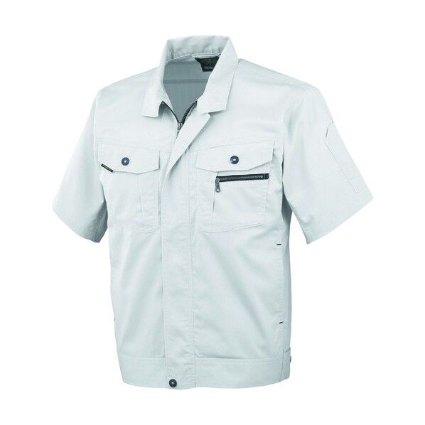 立体カット半袖ブルゾン 3シルバー S AS-930-3-S 1点