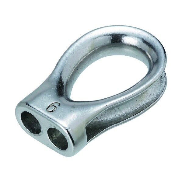 ステンレス ロープシンブル 使用ロープ径9mm B-2451 1点