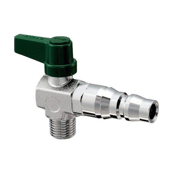 ボールバルブ フリーボール ML7型 (黄銅) Rねじ×エアープラグ