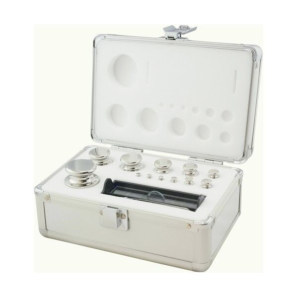 校正用分銅 OIML型組分銅 E2級 1kgセット 19.5 x 14 x 10 cm AD1605-1KE2 1個