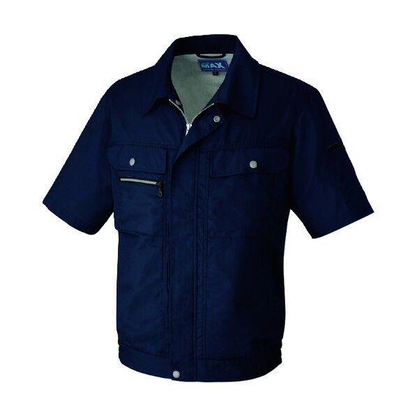 アジトマックス 半袖ブルゾン 008ネイビー LL 3432 1