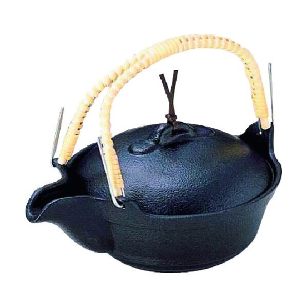 マイン アルミ 土瓶 (小)黒 M10-240 QDB0301 1個