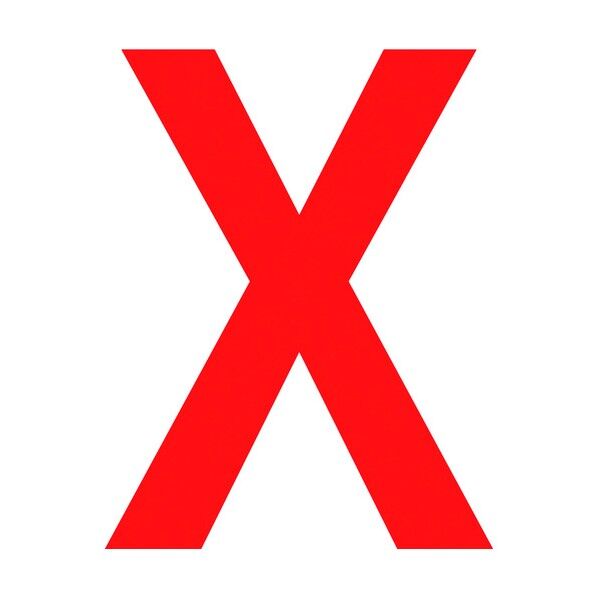 通り芯標識450角 マグネット X 6300003280 1点