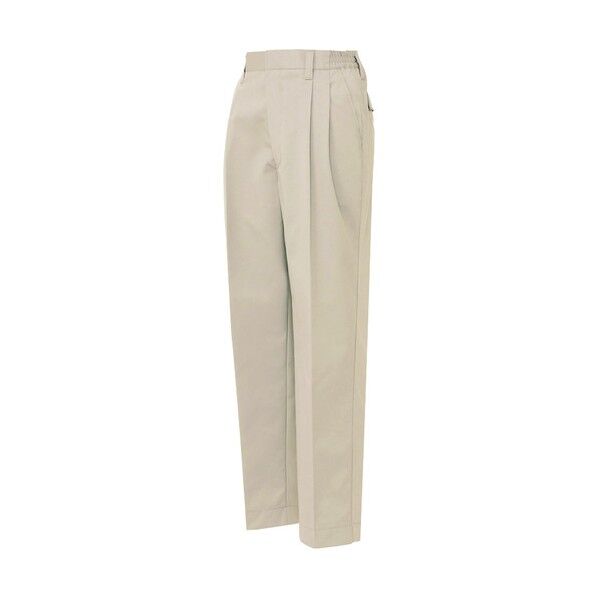 レディースシャーリングパンツ（2タック） 002ベージュ LL 893 1