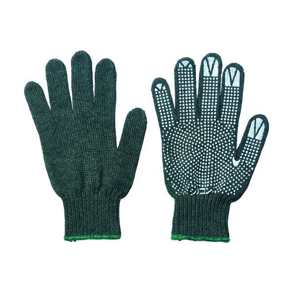 耐切創手袋 7ゲージ 耐炎繊維70% アラミド30%混紡糸 すべり止め付