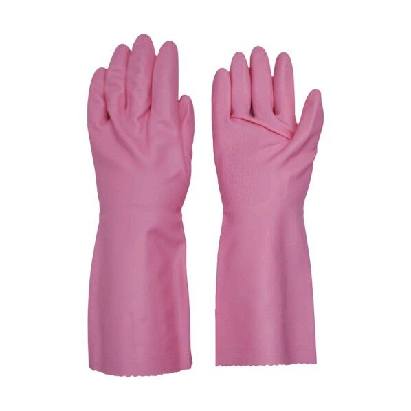 ビニール厚手裏毛付Mピンク 13 x 26 x 2 cm 6351 1点