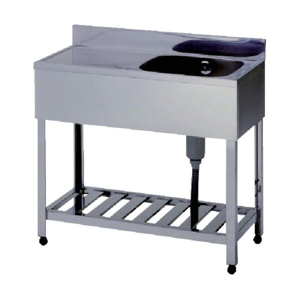 一槽水切シンクBG無ホース付右水槽