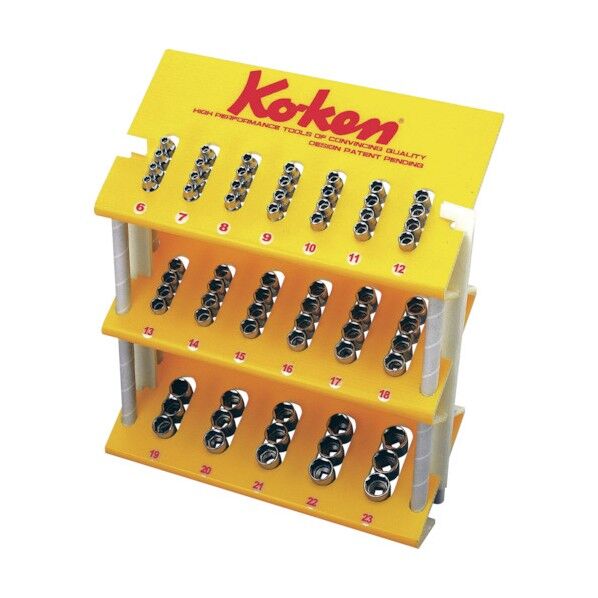 9.5mm差込 ソケットディププレイスタンドセット 67ヶ組 3240M-00 1