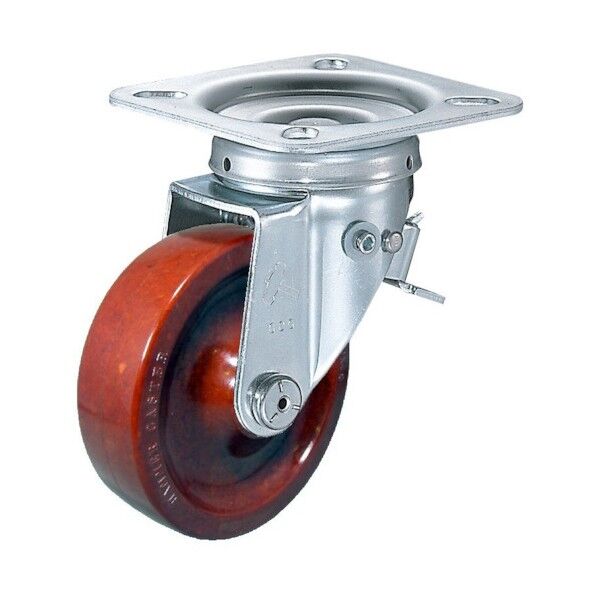 400Sシリーズ方向規制自在フェノール車125mm 平戸車 400F0SPH125 1個