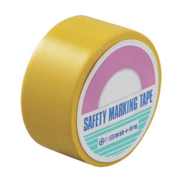ビニールテープ(ラインテープ)BNT‐38Y 黄 38mm×20m 267013 1個