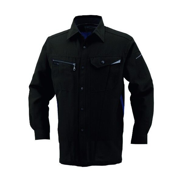 長袖シャツAS-728 23Gチャコール5L AS728-23-5L 1点