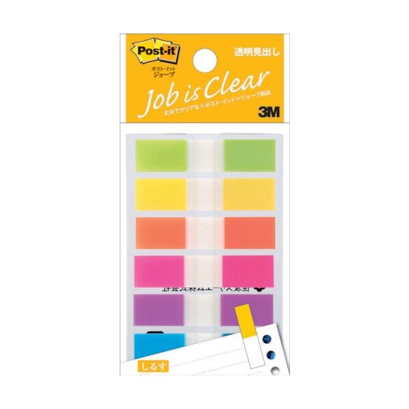 ポストイット フラッグ透明見出し フック 683NEH 1個