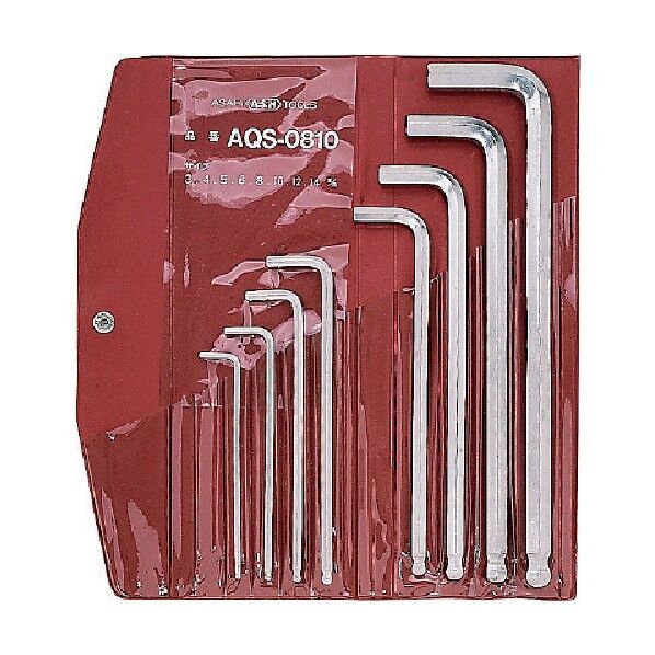 ロングボールポイント六角棒レンチセット