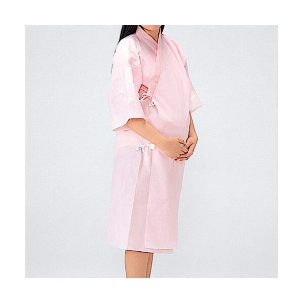 フェルラックNo.10 分娩衣 ピンク(フリー) 076270 1枚