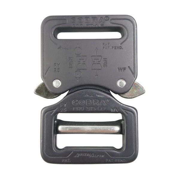 COBRA バックル 25MM マットブラック VF FY25MVF-B-ELOX 1点