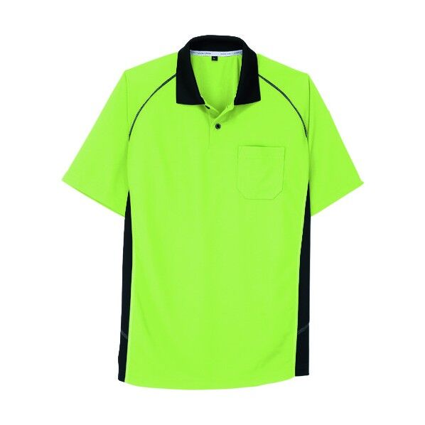 半袖ポロシャツ A-3377 8ライム 5L A-3377-8-5L 1点