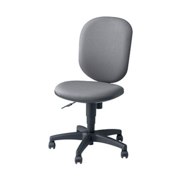 事務用チェア グレー 肘なし ハイバック SER512F-GL 1点