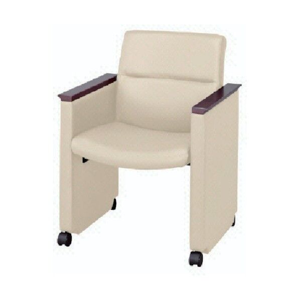 会議用チェアー 色:アイボリー E892C-IV 1点