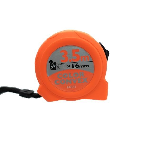 iHelp アイヘルプ メジャー カラーコンベックス 16mm×3.5m IH-531 1個