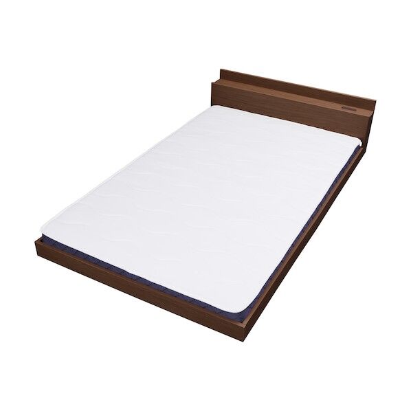 296351 マットレス付きフロアベッド SD ブラウン SBM-SD-T 1台