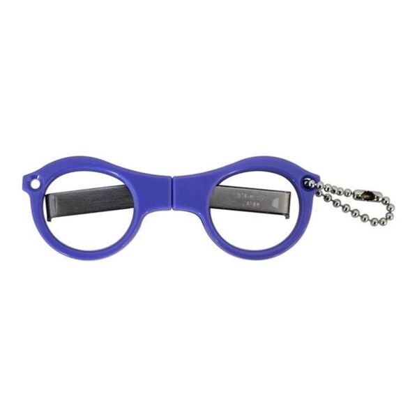 めがねハサミパープル ボールチェーン付 1個