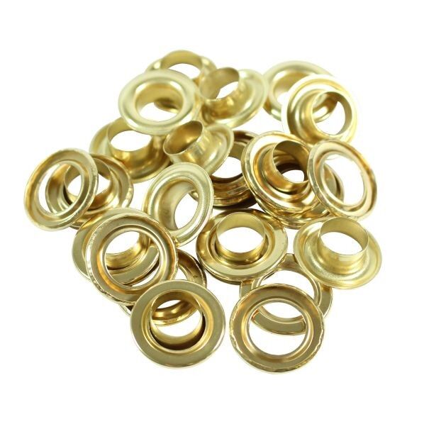 12mm両面ハトメ 真鍮 13cm×9cm×2cm BMM-13 15組