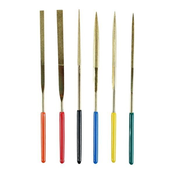 精密ダイヤヤスリセット 6本組 20cm×10.5cm×0.7cm IDF-23 6本