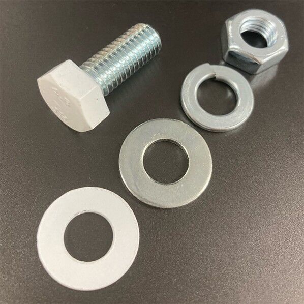 6角ボルト 頭白 頭白 (呼び径)6mmx(長さ)20mm 65776 2セット