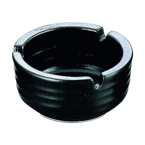 エムズジャパン 黒ユズ天目灰皿 T02-06 RHI5101 1個