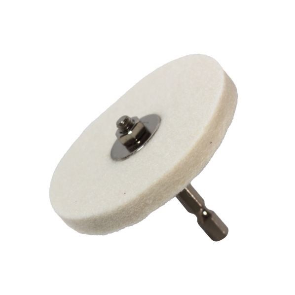 六角軸付フェルトバフ 75mm D-717 1個