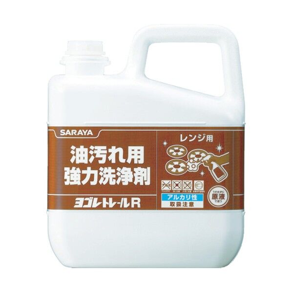 サラヤ　油汚れ用強力洗浄剤　ヨゴレトレールＲ　ＨＹＰＥＲ　５ｋｇ 230 x 120 x 284 mm JSV11005 3点